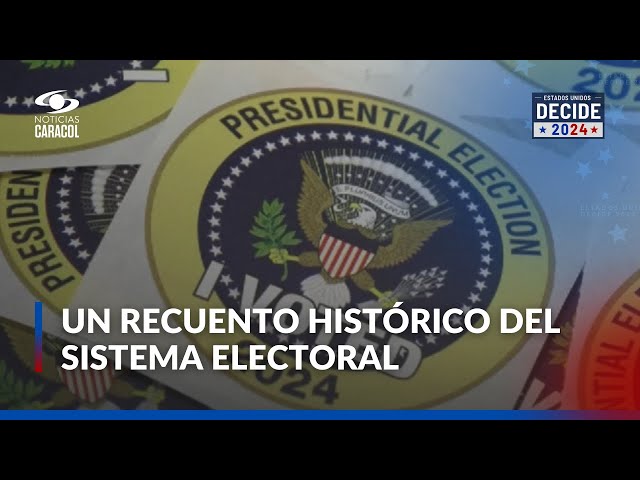 ⁣¿Cómo funciona el sistema electoral en Estados Unidos?