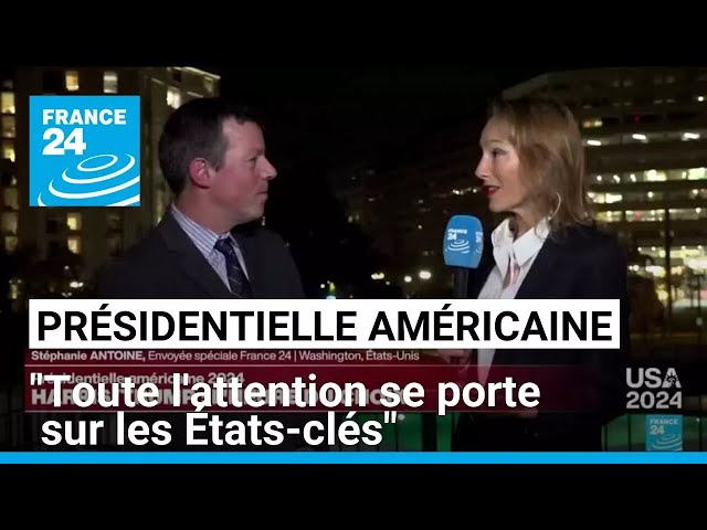 ⁣Présidentielle américaine : "toute l'attention se porte sur les États-clés" • FRANCE 