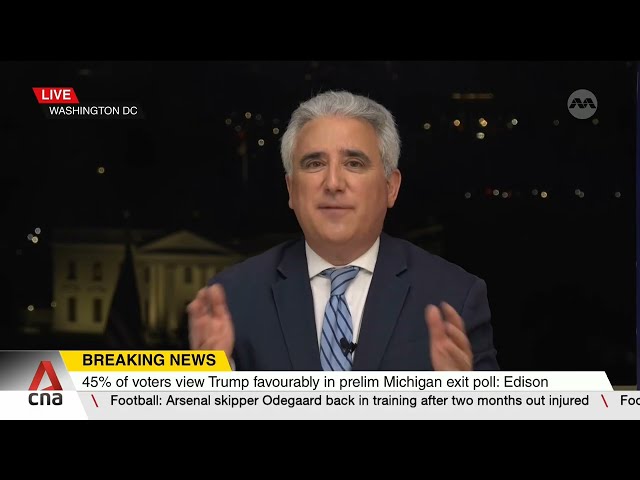 ⁣35% of voters say democracy mattered most: Edison exit poll | US Presidential Election 2024