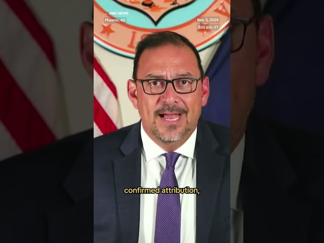 ⁣AZ secretary of state addresses 'not credible' bomb threats