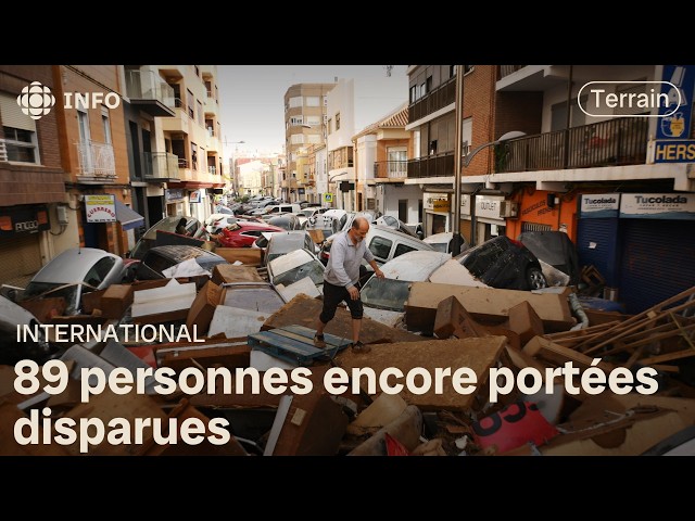 ⁣Inondations en Espagne : opération nettoyage en cours après la dévastation à Valence