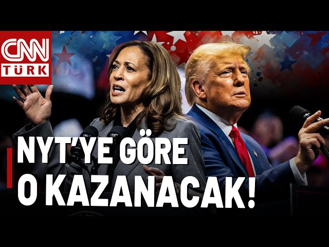 ⁣Kazanacak Adayı Duyurdular! İşte New York Times'tan ABD Seçim Sonucu Öngörüsü: Trump Mı, Harris