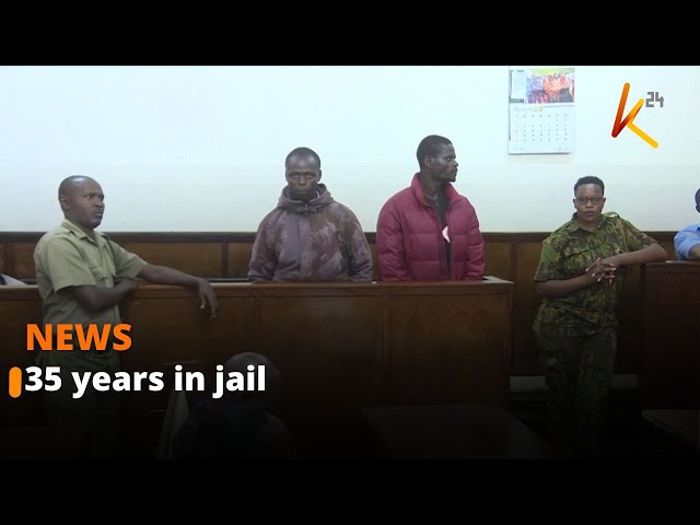 ⁣Two men sentenced to 35 years in jail after being found guilty of murder in Eldoret