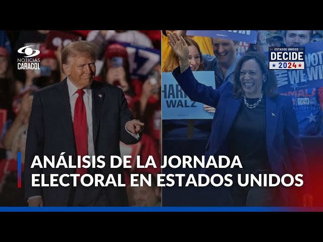 ⁣Comienza la cuenta regresiva para conocer el vencedor de la contienda electoral en Estados Unidos