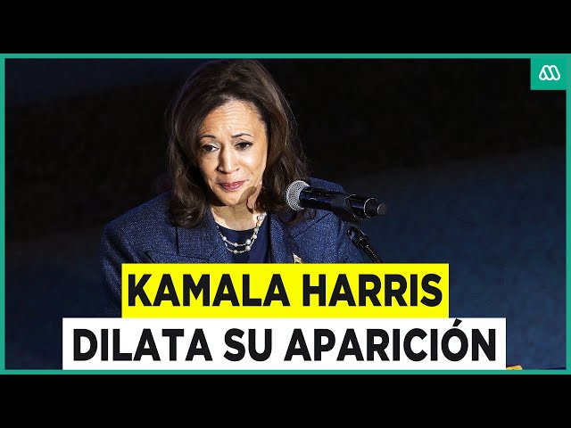 ⁣Kamala dilata su aparición: No entregaría declaraciones sobre posible derrota