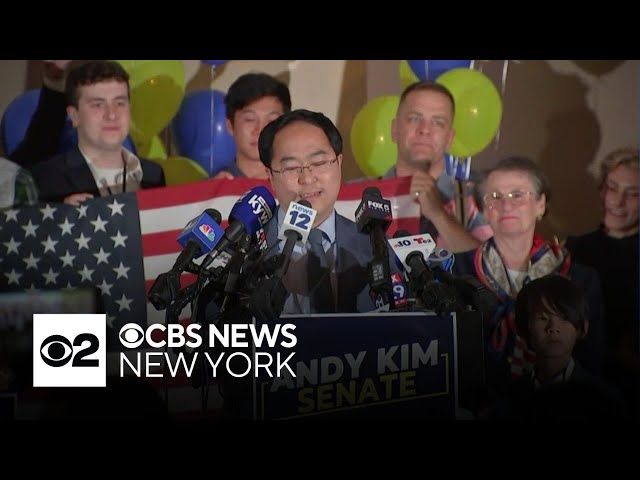 ⁣Democrat Andy Kim wins New Jersey Senate race, CBS News projects