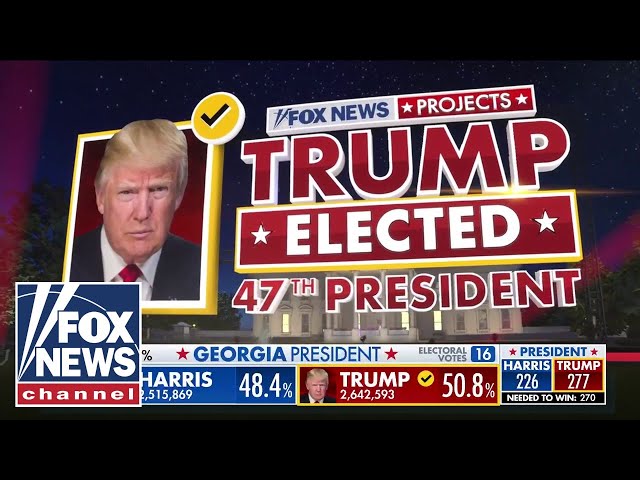 ⁣BREAKING: Trump elected 47th president, Fox News projects