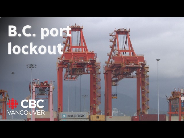 ⁣Foremen locked out, B.C. ports frozen amid contract dispute