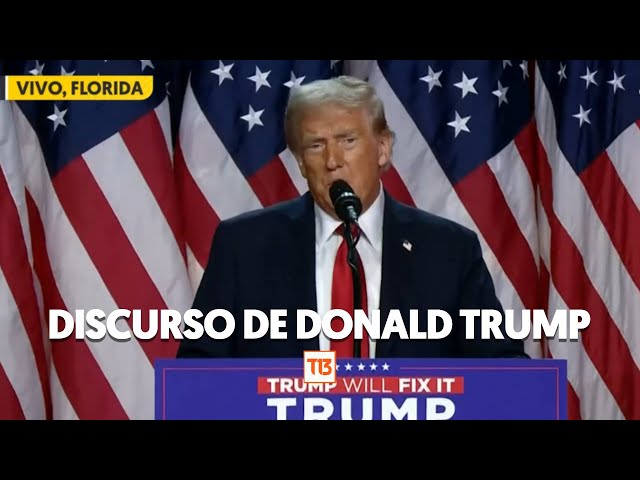 ⁣Con un llamado a la unidad: El discurso completo de Donald Trump cono ganador de las elecciones