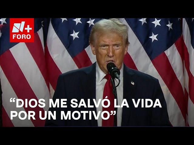 ⁣“Dios me salvó la vida por un motivo y es para salvar a nuestro país”, afirma Trump - Las Noticias