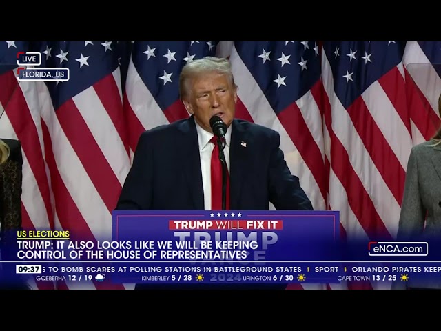 ⁣'We have taken control of the state'  - Trump