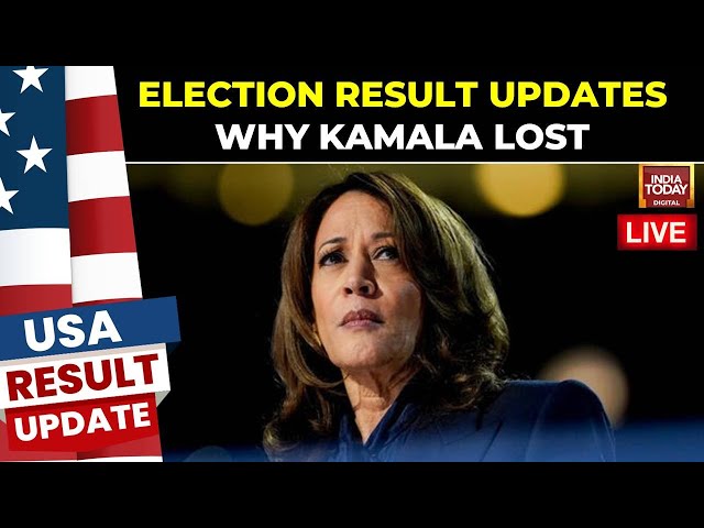 ⁣US Presidential Election Result Out | LIVE | Big Setback For Kamala | Trump Breaches Blue Fortress