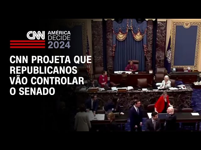 ⁣CNN projeta que republicanos vão controlar o Senado | AMÉRICA DECIDE