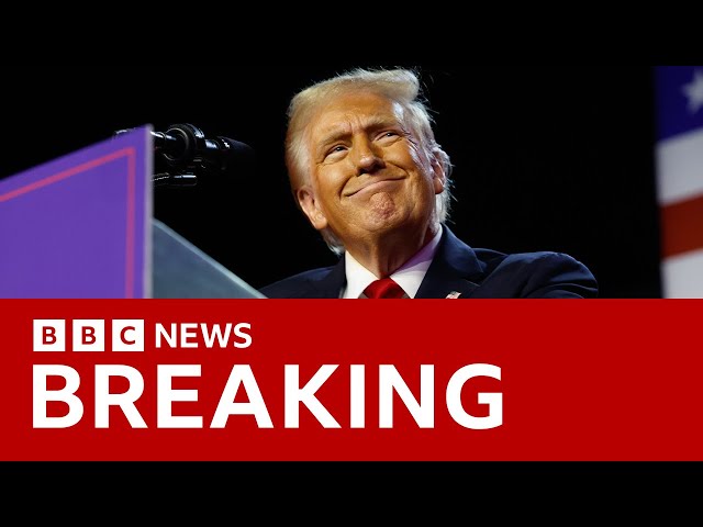 ⁣US election: Donald Trump declares victory | BBC News