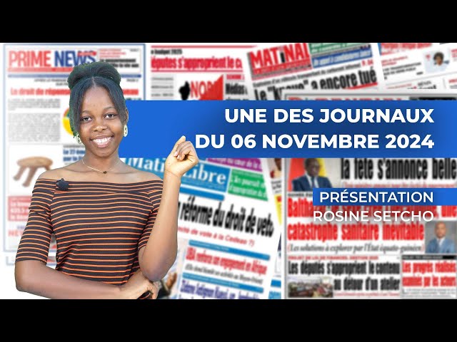 ⁣UNE DES JOURNAUX DU 06 NOVEMBRE 2024