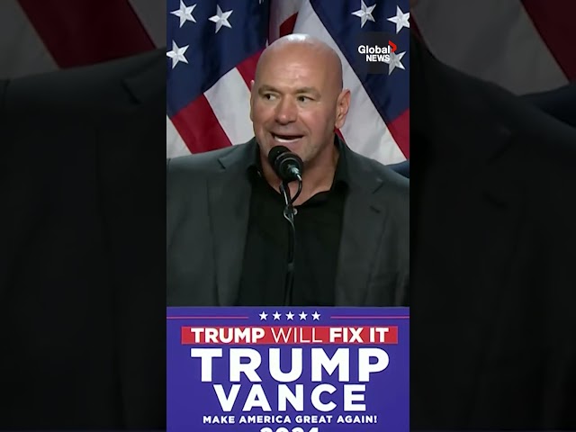 ⁣Dana White thanks "the mighty and powerful" Joe Rogan for throwing 2024 US election to Tru