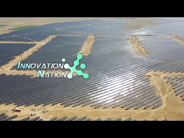 ⁣Solar plant built on subsided coal mine begins operation in N China