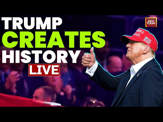 ⁣Donald Trump Is 47th President Of America | LIVE | US Election Results Counting Updates