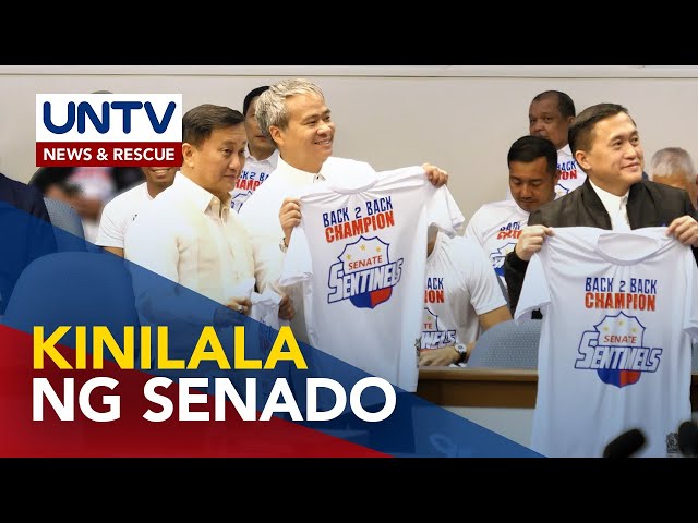 ⁣Back-to-back championship ng Senate Sentinels sa UNTV Cup Executive Face-Off, kinilala