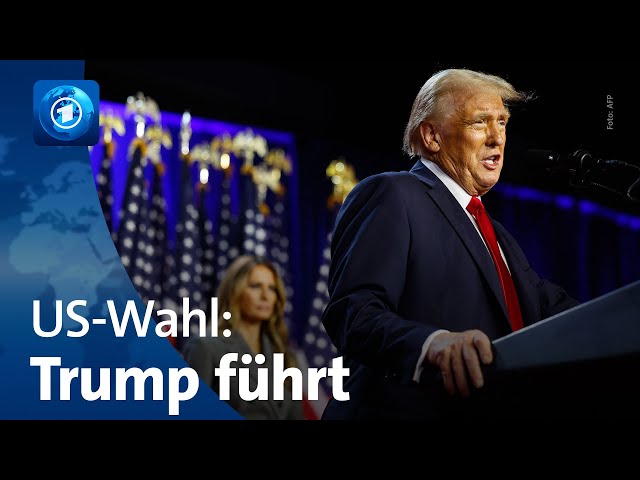 ⁣US-Präsidentschaftswahl: Trump steuert auf Sieg zu