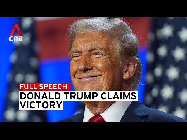 ⁣In full: Trump claims victory in US Presidential Election 2024, even as race has yet to be called