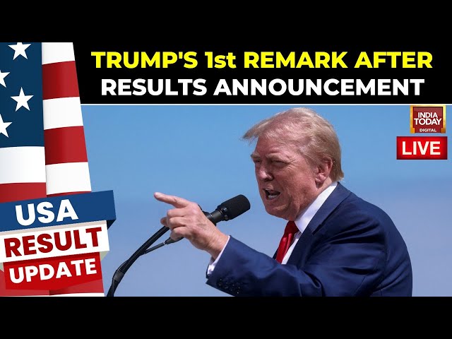 ⁣Donald Trump LIVE | US Election Result 2024 LIVE | Trump's  Big Lead In Key States