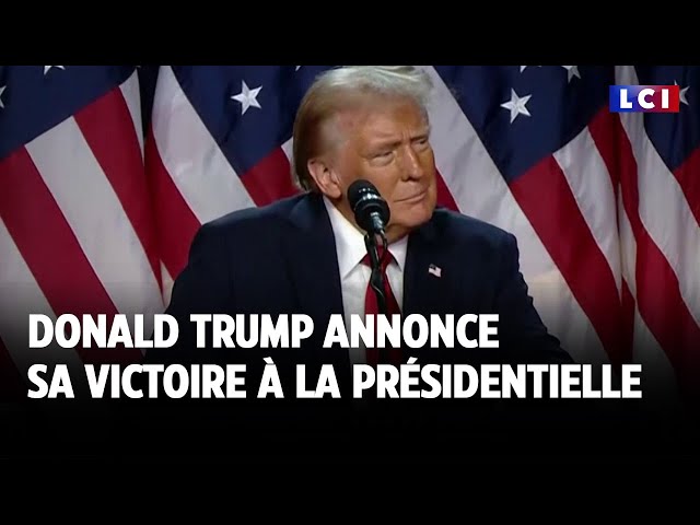 ⁣Donald Trump :"Nous avons écrit l'histoire"｜LCI