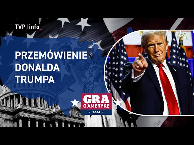 ⁣Przemówienie Donalda Trumpa. "To będzie złoty wiek Ameryki!" | WYBORY W USA