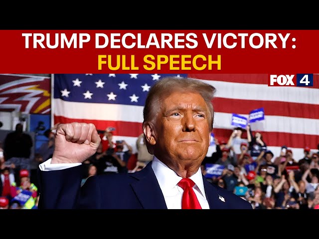 ⁣Donald Trump declares victory: FULL SPEECH