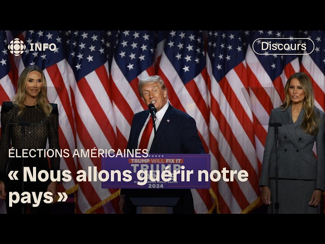 ⁣Donald Trump se proclame vainqueur des élections présidentielles