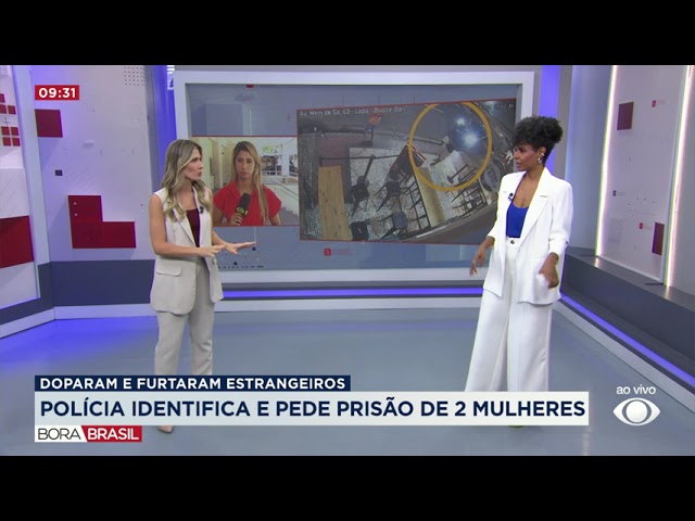 ⁣Polícia identifica e pede prisão de mulheres que doparam e furtaram turistas no RJ