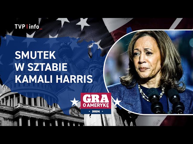 ⁣Smutek w sztabie Kamali Harris. "Tutaj nikogo nie ma..." | WYBORY W USA