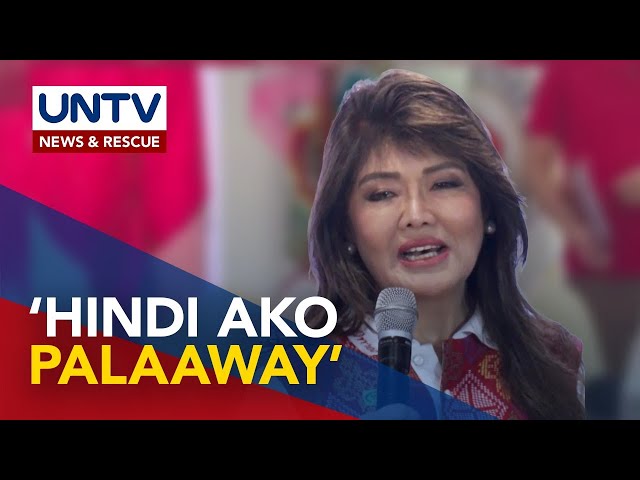 ⁣Sen. Imee Marcos, nanindigan sa pagiging independent; Kaibigan pa rin si VP Sara