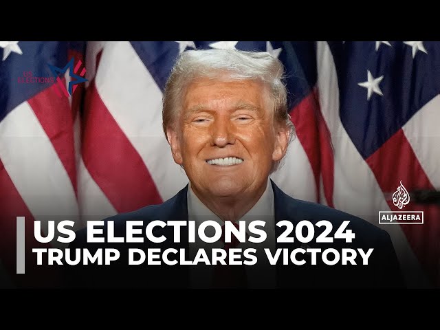 ⁣Donald Trump elected 47th US president