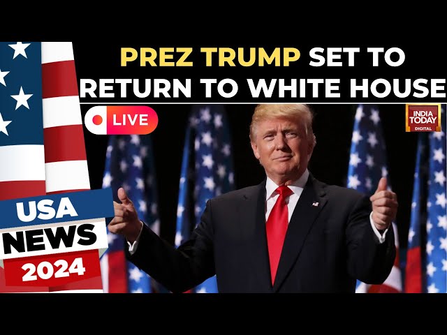 ⁣US Election Results LIVE: Donald Trump Says Bye-Bye Harris | Trump Wins US Polls | India Today LIVE