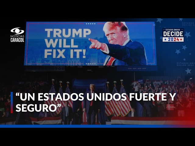 ⁣Discurso de Donald Trump al pueblo estadounidense: “Lucharé por ustedes”