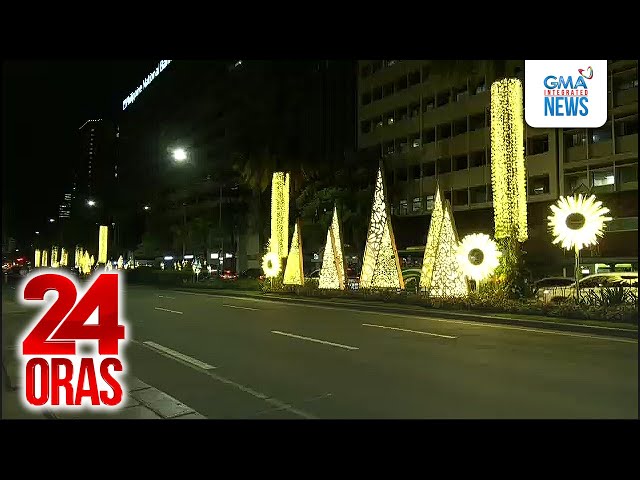 ⁣Ayala Ave. sa Makati, nagliwanag na dahil sa magaganda at makukulay na Christmas decors | 24 Oras