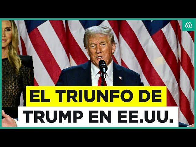 ⁣Triunfo de Donald Trump en EEUU: Presidente vuelve al mandato de la Casa Blanca