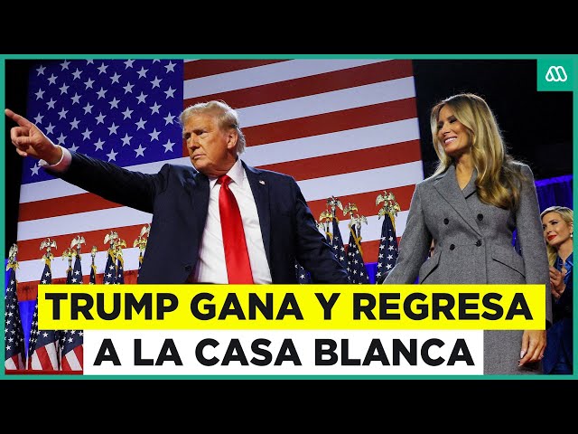 ⁣Donald Trump regresa a la Casa Blanca: Derrota a Kamala Harris en elecciones presidenciales