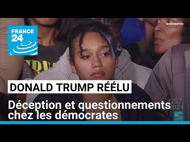 ⁣Donald Trump réélu : déception et questionnements chez les démocrates • FRANCE 24