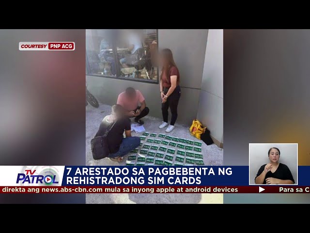 ⁣Pito arestado sa pagbebenta ng rehistradong SIM cards