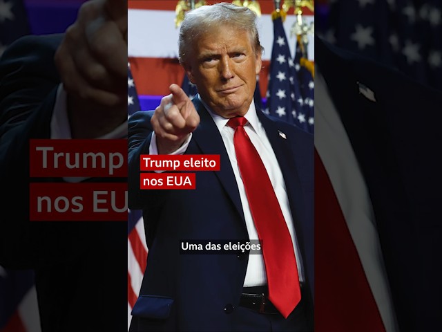 ⁣Trump vence eleição nos EUA e voltará à Casa Branca #bbcnewsbrasil #trump #eleicoeseua