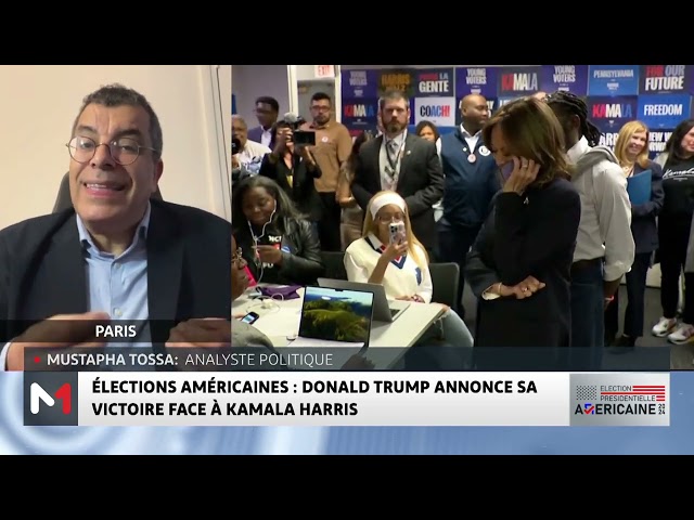 ⁣Présidentielles USA : Trump annonce sa victoire face à Kamala Harris, lecture de Mustapha Tossa