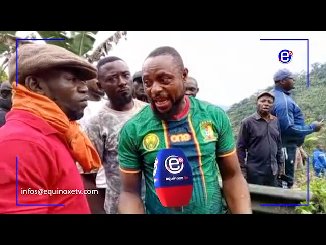 ⁣EBOULEMENT DE TERRAIN À LA FALAISE DE DSCHANG - EQUINOXE TV