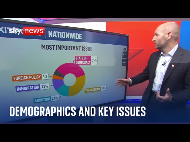 ⁣The role of demographics and key issues in Trump's win | US Election