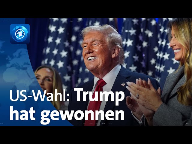 ⁣US-Wahl: Donald Trump erneut zum Präsidenten gewählt