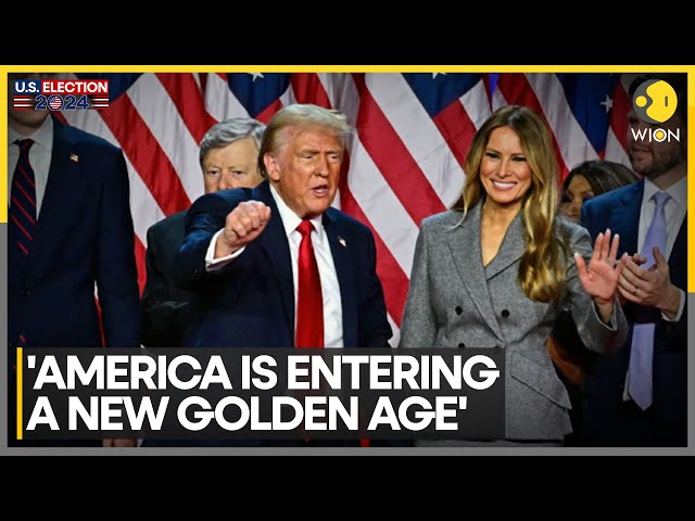 ⁣US Elections 2024: Donald Trump Thanks American People For Electing Him | WION News