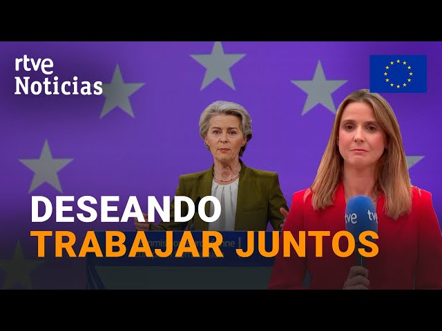 ⁣ELECCIONES EE.UU.: LA UE FELICITA A TRUMP y ve OPORTUNIDADES EN LA NUEVA ETAPA | RTVE Noticias