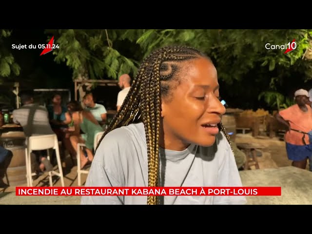 ⁣LE KABANA BEACH EN PROIE AUX FLAMMES