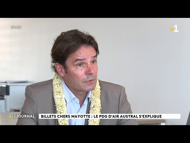 ⁣Billets chers Mayotte : le PDG d'Air Austral s'explique